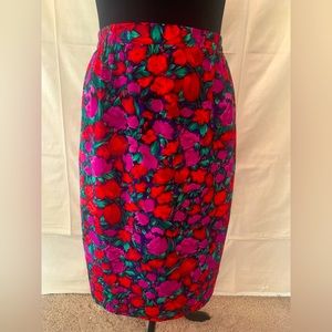 Vintage floral skirt